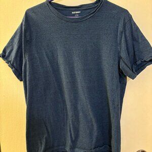 Old Navy Soft Washed T-Shirt Navy Blue Large